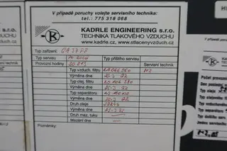 C-Mec 002 kompresor ATLAS COPCO SV GA 37 FF s tlakovou nádobou