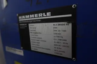 C-Mec 003 rovnací stroj Hammerle TRM 30/1250
