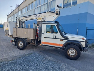 VŘ č. 30 ČEZ MERCEDES-BENZ G pracovní plošina GSRE14TJV, RZ 8T76150