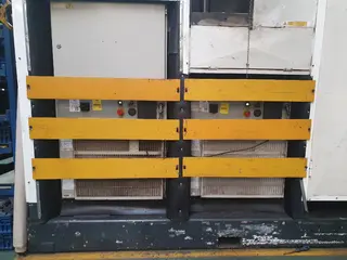 02. Robotické pracoviště ABB pro svařování s otočným pracovním stolem.