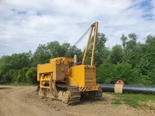 02. Trubkoukladač KOMATSU D155C1, nr. 23481