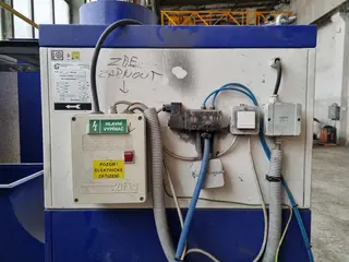 C-Mec Kladno 020 bruska Grindingmaster GR-2200-900 s odsávání POC 30