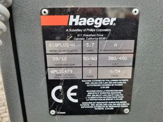 C-Mec 271 hydraulický bodový lis Haeger 618PLUS-H