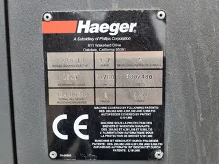 C-Mec 273 hydraulický bodový lis Haeger 618-1H