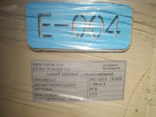 03. E-dražba nádrží plastových a nerezových