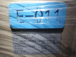 03. E-dražba nádrží plastových a nerezových