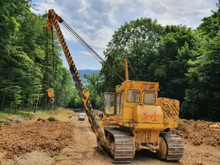 03. Trubkoukladač KOMATSU D 155 C1, nr. 23482