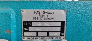 06. EICHHORN - Rozmítací pila TOS PWR 301