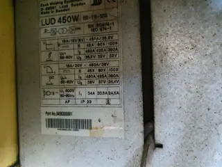 PSJ 06. Svářečka Esab LUD 450 s podavačem PUA 1