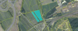 Podíl 1/9 na pozemcích Spořice, okres Chomutov