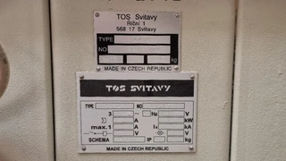 11. EICHHORN - Spodní frézka TOS Svitavy FWV 80