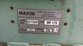 52. e - aukce ČEZ DONA Tomahawk MP 170 štěpkovač, RZ 5H28794
