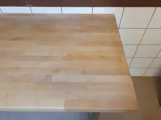 Série LETMO 13 Stůl, deska masiv rám nerez