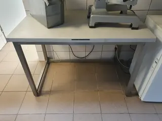 Série LETMO 14 Stůl nerezový malý, nerezový