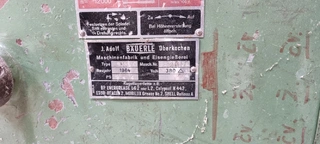 17. EICHHORN - Spodní fréza Bäuerle SFM/0 s podavačem RF1