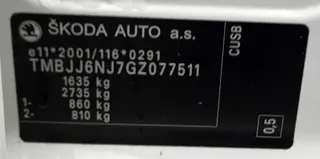 34. e - aukce ČEZ ŠKODA FABIA, RZ 9T92193