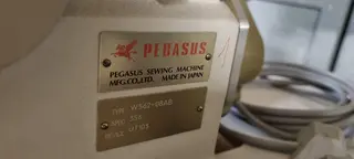 Styl 722. Šicí stroj PEGASUS W500  "pleták"