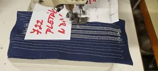 Styl 722. Šicí stroj PEGASUS W500  "pleták"