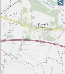 Pozemek 2203 Kostelní Lhota, okres Nymburk