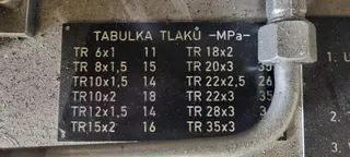 PŽSK 831. Ruční obrubovací stroj - Walterscheid