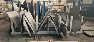 PŽSK 843. Regál na plech bílý - 9 ks