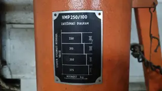 PŽSK 922. Montážní plošina 250 kg