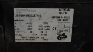 PŽSK 949. NILFISK ALTO Neptune 4-43 FAX