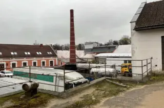 Výrobní areál - lihovar Blanice u Mladé Vožice, okres Tábor