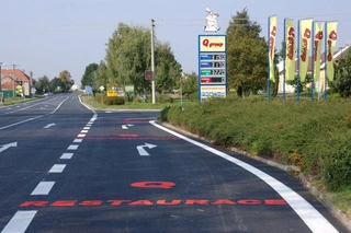 Benzinová stanice Břest, okres Kroměříž