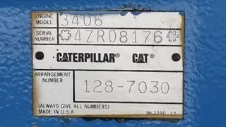 TZ 02 CATERPILLAR 3406 diesel generátor
