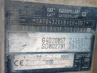 traktorbagr Caterpillar 432E - BESU Profistav s.r.o.