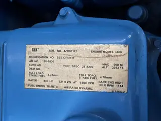 TZ 01 CATERPILLAR diesel generátor kontejner