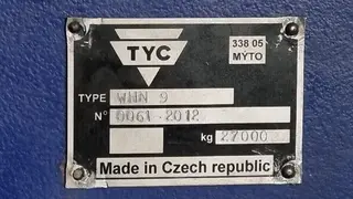 PŽSK 08. CNC horizontální vrtačka WHN 9