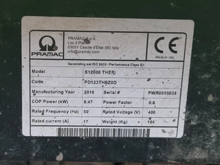 TBK 04 Elektrocentrála – Pramac S12000 thepi