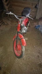 historická motorka Jawa 555