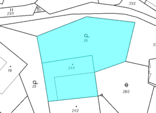 Pozemky o výměře 1601 m2 a id. 1/2 rodinného domu Horní Poříčí u Letovic, okres Blansko 