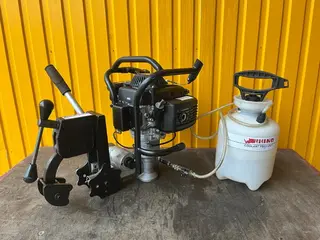 TBK 05 	Kolejnicová vrtačka ROTABROACH Rhino 4 HSQ/ vrtačka AIRTEC Master 35