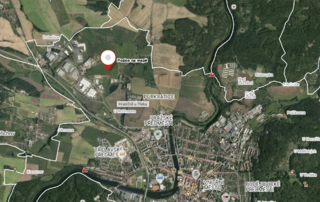 Písek - pozemky 26 578 m2 pro výrobu a podnikání v severní průmyslové zóně