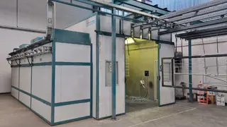 Kompletní pracoviště pro práškové lakování