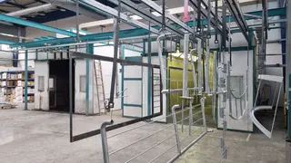 Kompletní pracoviště pro práškové lakování