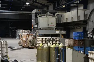 Lanatex 13 Vysokofrekvenční suška Stalam a řídící jednotka
