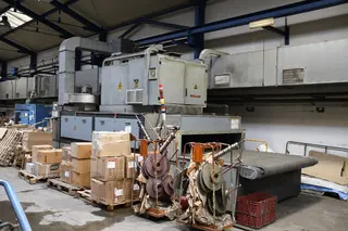 Lanatex 13 Vysokofrekvenční suška Stalam a řídící jednotka