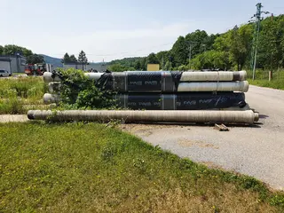 Prodej souboru materiálu pro vodovodní a kanalizační síť,     PSJ Hydrotranzit a.s.