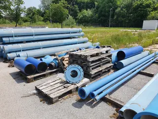 Prodej souboru materiálu pro vodovodní a kanalizační síť,     PSJ Hydrotranzit a.s.