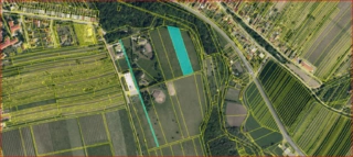 Pozemek 1 525 m2, obec Louka, k.ú. Louka u Ostrohu, okres Hodonín
