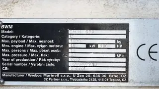 Jacht servis 07. 	Nafukovací člun BWM 670