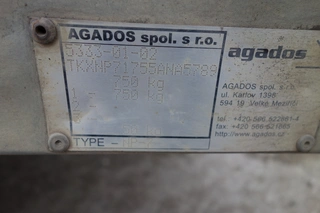 Nákladní přívěs za os. automobil AGADOS NP-7
