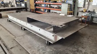 PŽSK 813 Ocelová deska montážní 600 x 200
