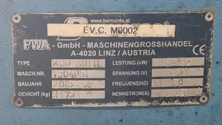01 ROLUC - Pásová pila poloautomatická Bernardo MSB 810 H