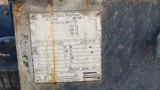 AZ SANACE elektrocentrála, tov. zn. ATLAS COPCO RZ 1U3 4138